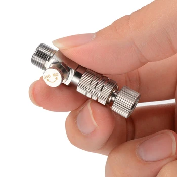 

1/8" Plug Airbrush Durable Adapter Quick Release Tools Disconnecting Fitting Part Coupling Disconnect Air Compressor Silver