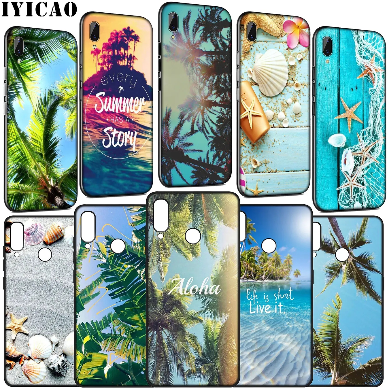 Мягкий силиконовый чехол IYICAO для Huawei Y9 Y7 Y6 Prime 2019 Honor 20 10 9 9X 8C 8X 8 Lite 7C 7X 7A Pro |