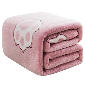 

Coral Velvet Blanket Towel Quilt Thickening Flannel Bed Sheets For Warm Winter Student Dormitory Nap Quilt