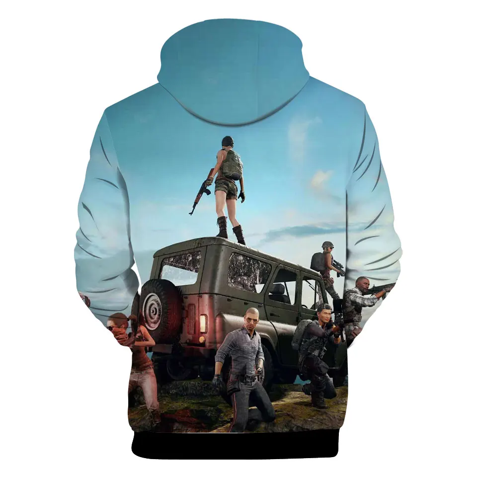 Толстовки с капюшоном для детей от 2 до 13 лет толстовка с капюшоном Playerunknown's Battlegrounds PUBG куртка с длинными рукавами для мальчиков и девочек детская одежда