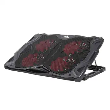 

4 Fans USB 5-gear Adjustment Laptop Cooling Pad Cooler 17Inch Notebook Cool Tablet Stand 1100RPM