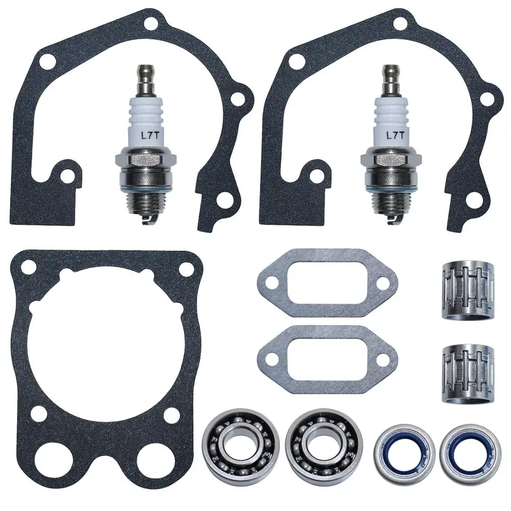 Gasket Kit w Bearing Oil Seal Spark Plug For Husqvarna K750  K760 Concrete Saw 581357401 4