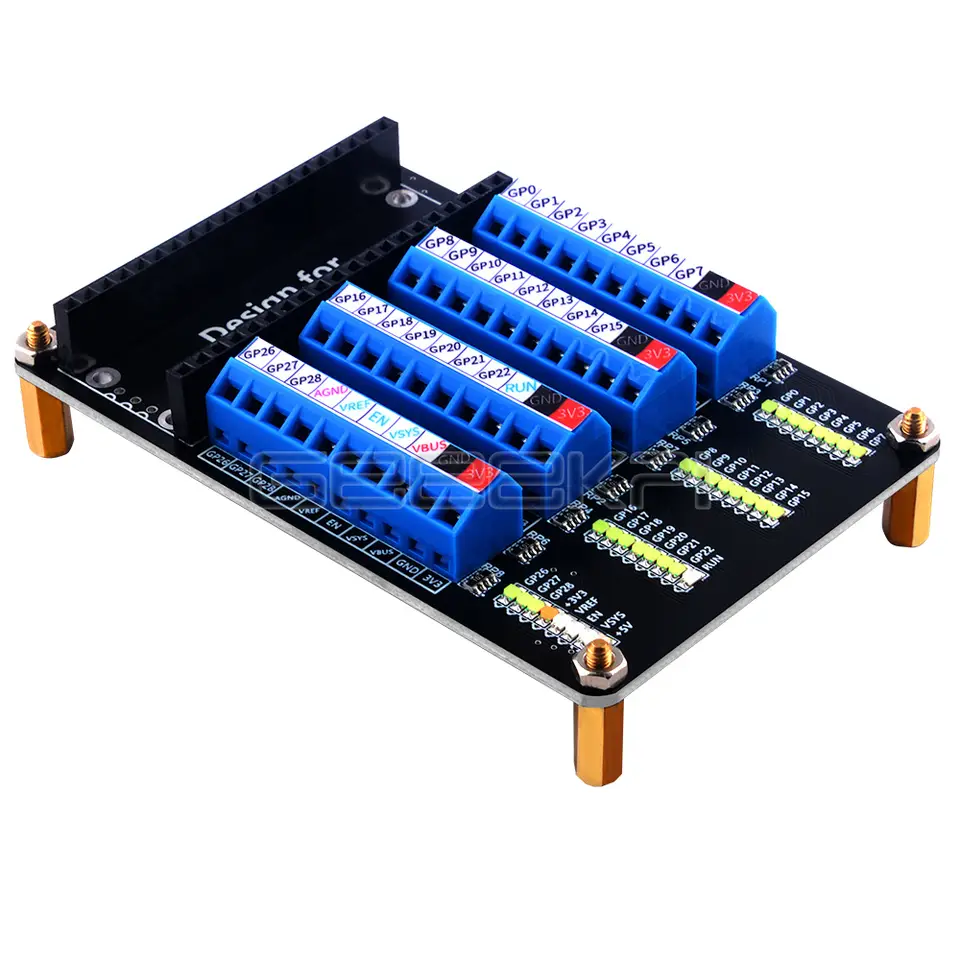 Raspberry Pi Pico/Pico W GPIO Screw Terminal Hat Pico Expansion Board 40pin for Programming Connection image 3