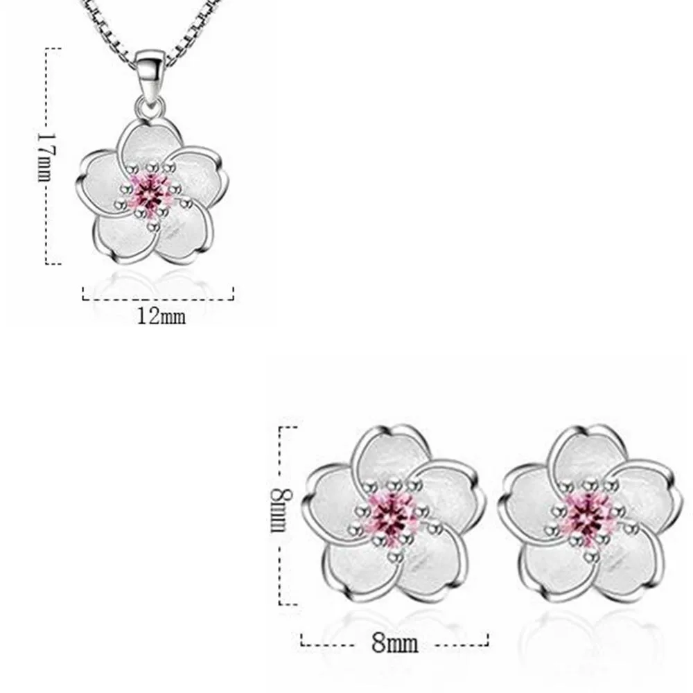 Женский комплект украшений SHDEDE вечерние сережки с кулоном и кристаллом Swarovski из