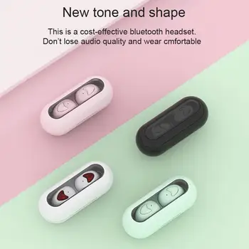 

Fresh Bluetooth5.0 Earphones Wireless TWS Earbuds Noise Reduction In-Ear With Charging Compartment Stable Surround Sound Effect