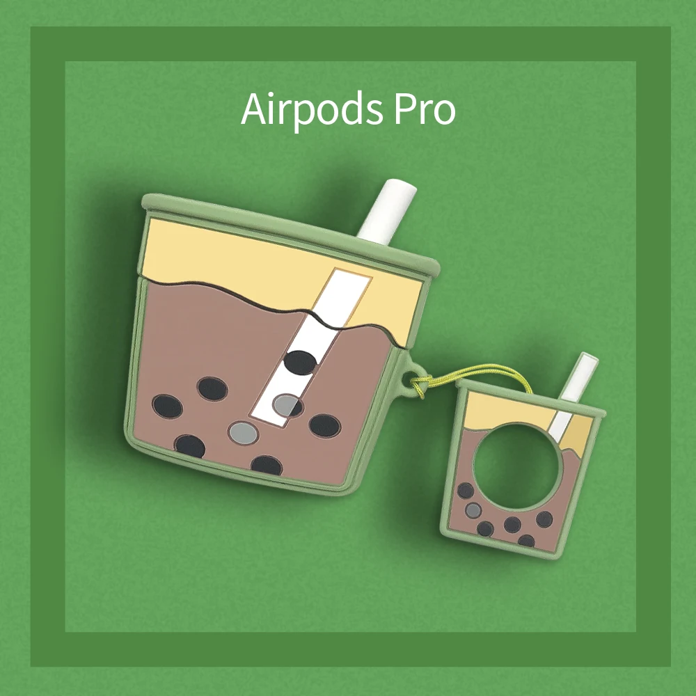 3D чехол для наушников для Airpods Pro Чехол Милые силиконовые Мультяшные наушники/Earpods чехол для Apple Air Pods 3 Pro Чехол с брелком - Цвет: 201EJT011-4