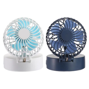 

2 Set Portable Handheld Fan Mini Portable Outdoor Necklace Fan 3 Speeds 180 Degree Rotating Adjustment for Home Travel - 1 Set W