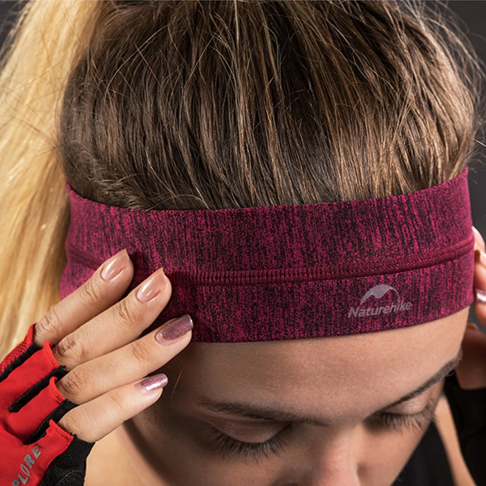 Sport Sweatband Men Women Headband Quick-drying Sweat Straps Head Band Running Tennis Headscarf Anti-slip Elastic HairBand