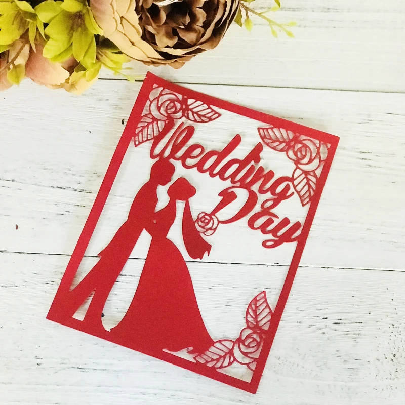  Rose Couple Dies Metal Cutting Dies New 2019 for Card Making Scrapbooking Wedding invitation Craft  - 4.00008E+12