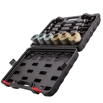 

UNIVERSAL PRESS PULL SLEEVE KIT REMOVE INSTALL BUSHES BEARINGS GARAGE TOOL 26pcs Step plates