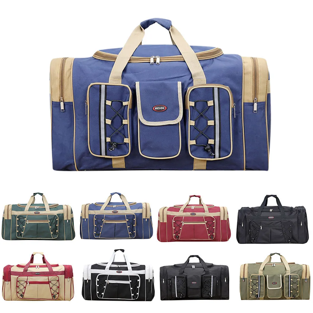 Дорожная сумка-Органайзер, Большая вместительная сумка для багажа, школьная сумка для мужчин и женщин, Модный повседневный Оксфордский