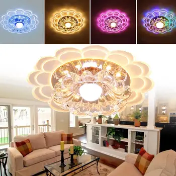 

Ceiling Light Crystal Lamp Beautiful Creative Colorful Romantic LED AC160~265V Blossom Household Supply Bedroom Aisle Entrance