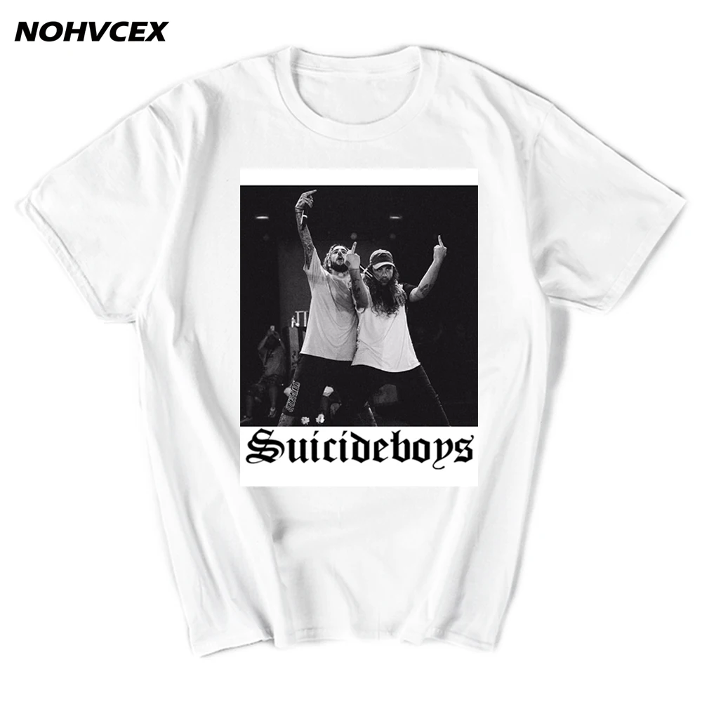 Футболка с парнями из Suicideboys хлопковая тенниска в стиле хип-хоп/рэп крутая майка