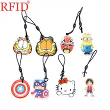 UID S50 1K 13,56 Mhz сменная IC MFS50 карта NFC IC RFID брелок мультфильм падение клей ключевые метки несколько вариантов брелок 1 шт