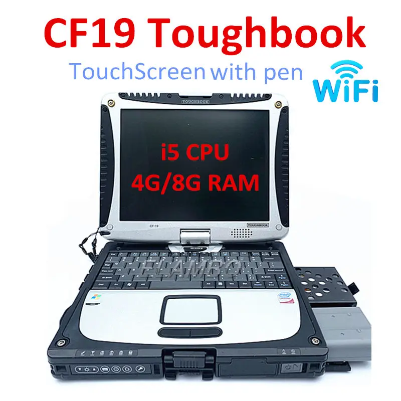 2021 Ad Alte Prestazioni P. Anonic Toughbook Cf-19 Computer Cf 19 Cf19 Laptop I5 Cpu 4Gb 8Gb Ram Hdd/Ssd Win7 Win10 Wifi Touch Pc