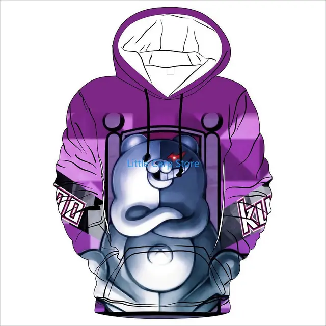 New Bear 3D Printed Large Size Hooded Sweater for Men and Women Cosplay 3