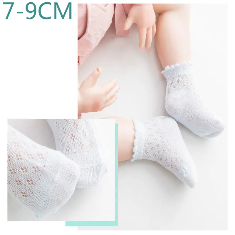 10pcs=5pair Summer Baby Socks Mesh Thin Short Soft Ventilation Comfortable Feet Super Low Price For 0-12Months 7-9CM Foot Length |