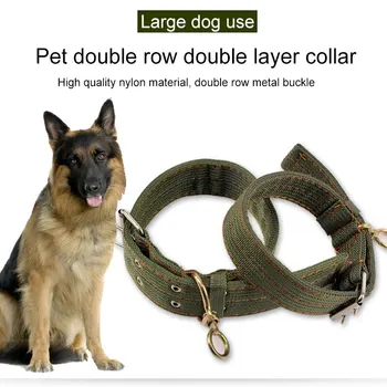 

Dog Collar Adjustable Military Tactical Pets Dog Collars Leash Control Handle Training Pet Cat Dog Collar For Small Large Dogs