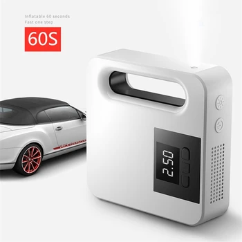

Multifunctional Car Air Pump Smart Preset Tire Pressure Pump 12V Digital Display Air Compressor LED Light Fast Tire Air