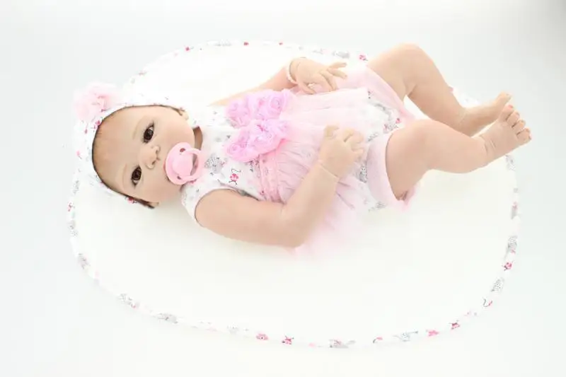 

All Silicone Doll Baby 58CM 21inch NPK Doll Bebe Reborn Dolls Girl Lifelike Reborn Doll Fashion Boy Newborn Reborn Babies