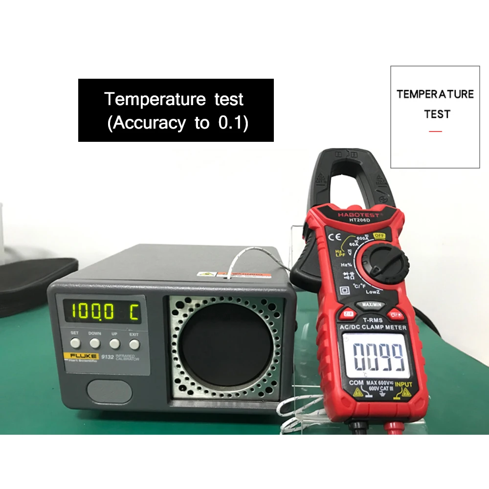 HABOTEST HT206A/HT206B/HT206D AC/DC Цифровой клещи для измерения AC/DC напряжения, AC/DC тока, NCV клещи мультиметр