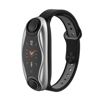 

2 in 1 Smart Bracelet Wireless Bluetooth 5.0 Headset Running Wristband Earphone