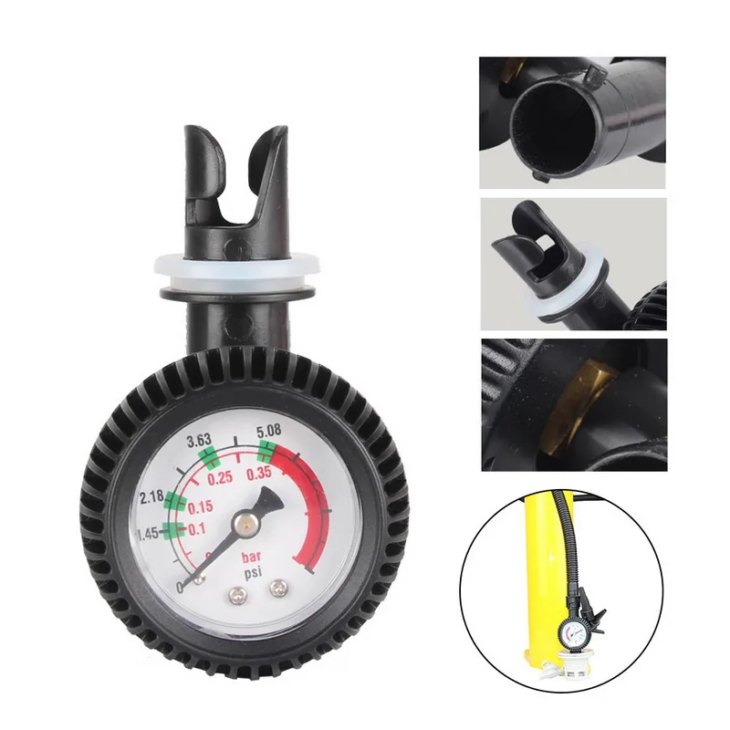  Pressure Gauge Barometer Manometer Tester for Inflatable Boat Kayaking Board 1Pcs | Инструменты
