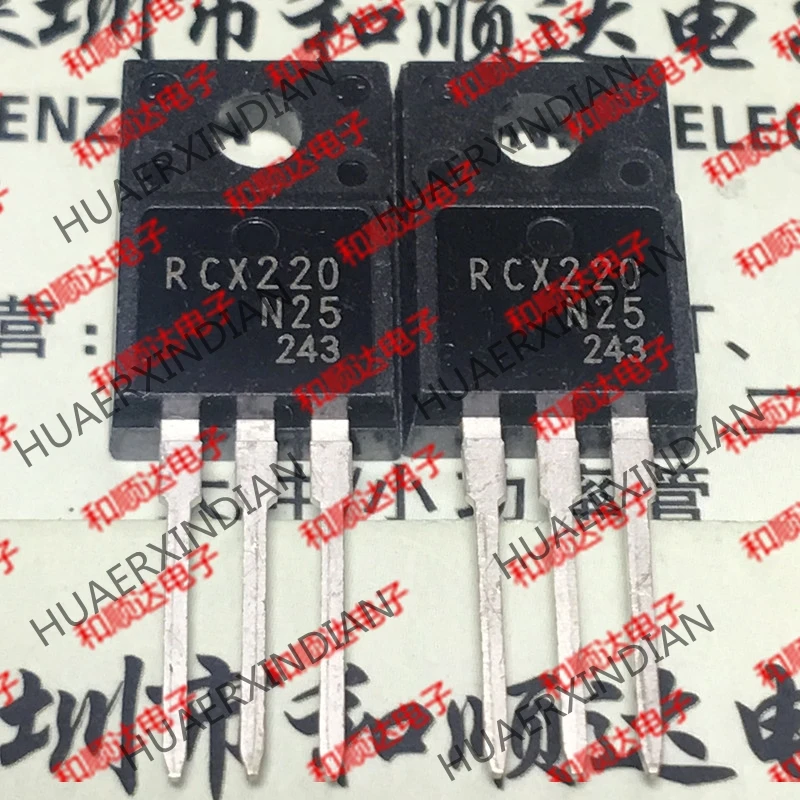 5 шт., новые оригинальные кнопки RCX220N25 TO-220F 250V 22A