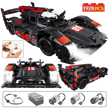 

1928PCS city Remote Control Racing Car Building Blocks Technic RC/non-RC Racing Car Electric R18 Bricks Toys for Boy