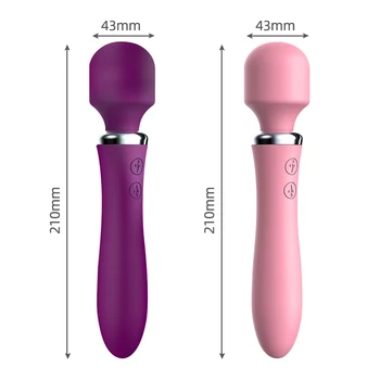 G Spot Dildo Vibrator 10 Vibrate Modes Powerful AV Wand Massager Adult Sex Toy for Woman Clit Stimulate Female Dildo Erotic Toys 6