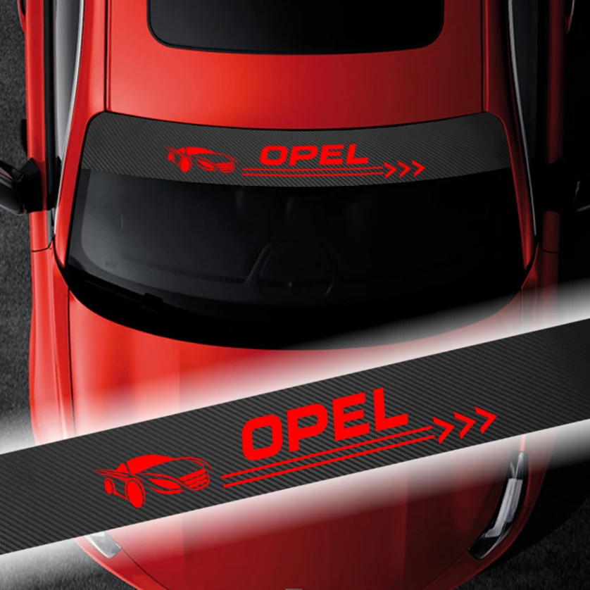 135 см X 20 см Автомобильная наклейка на ветровое стекло наклейка для OPEL Corsa Insignia Astra Antara Meriva Авто Наклейка для автомобиля спортивный стиль
