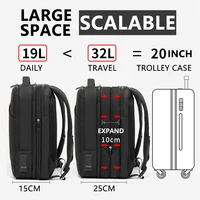 ARCTIC HUNTER Man Backpack Fit 15.6 inch Laptop USB Recharging Multi-layer High capacity Travel Male Bag backpacks double eleven 2