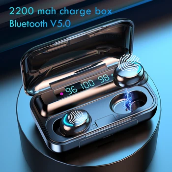 

TWS Wireless Bluetooth 5.0 Earphone In-ear Touch Control Stereo Earbuds Waterproof Sports Headset for Iphone Xiaomi Huawei
