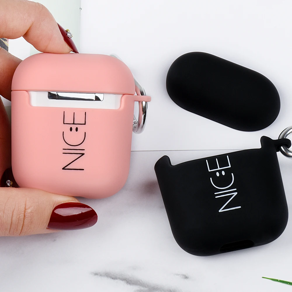 Модные милые сердцу чехол для пар Airpods жесткий поликарбонатный Беспроводной