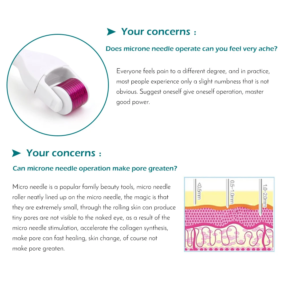 3 in 1 Micro Needles dr Roller Titanium Mezoroller Microneedle DR Pen Machine Skin Care Treatment Microdermabrasion Roller