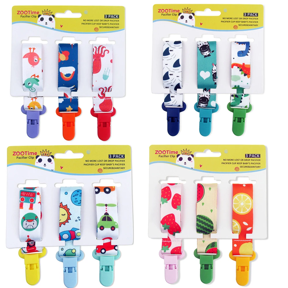 3PCS/Set Baby Pacifier Clip Chain New Dummy Soother Nipple Buckle Anti-out Holder Anti-Drop Hanger | Мать и ребенок