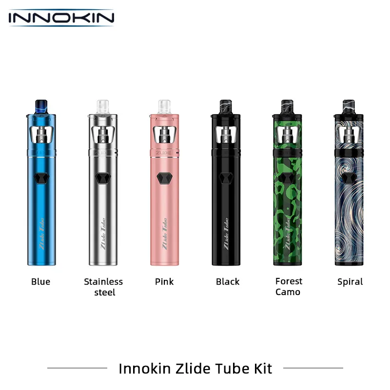 3000 мАч встроенный аккумулятор Vape Start Kit оригинальный Innokin Zlide Tube с 4 мл Tank 1.2ohm Z-Coil