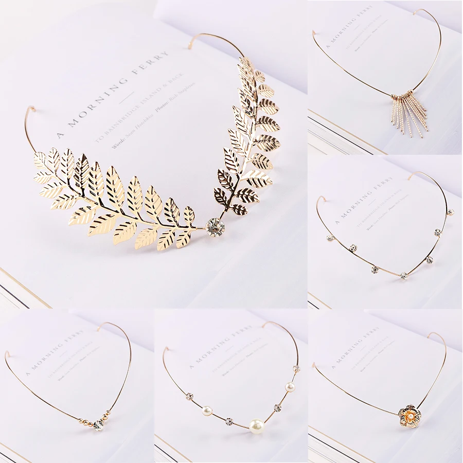 1PC New Arrival Crystal Alloy Hairbands Back Holder Headwear Girls Lovely Hair Band Fashion Headbands For Women Accessories |