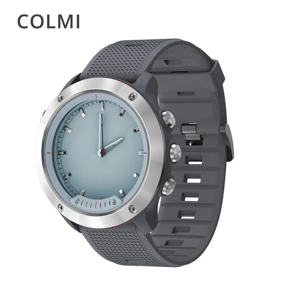 

COLMI M5 Smart Watch Transparent Screen IP68 Waterproof Luminous Heart Rate Monitor Stainless Steel Bezel BRIM Smartwatch