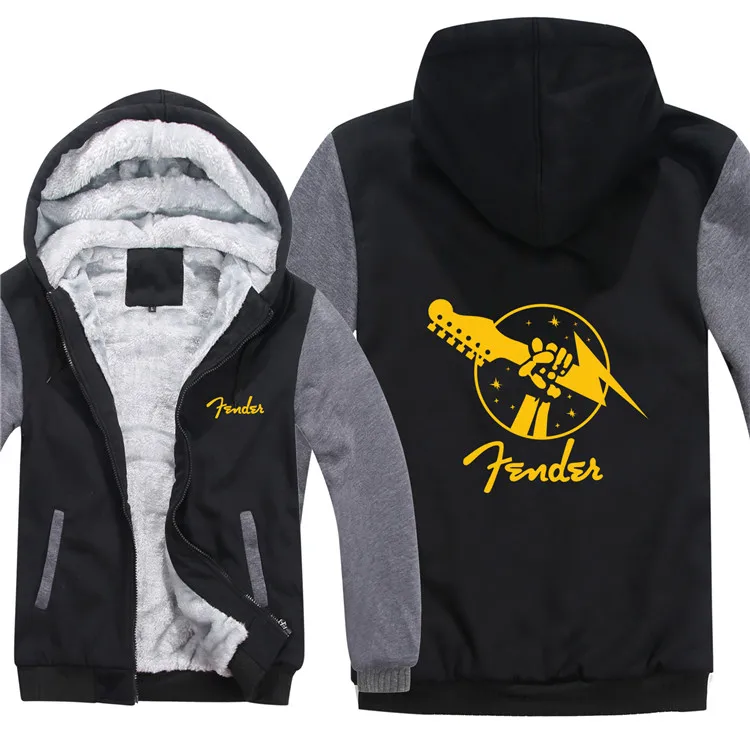 Fender толстовки мужские повседневные пальто шерсть лайнер куртка гитара Fender толстовки мужской пуловер - Цвет: as picture17