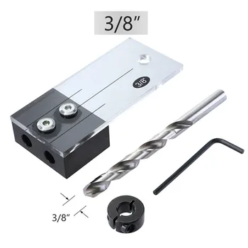 

Acrylic sheet Dowel Drilling Jig Fixture Woodworking Carpentry Supplies