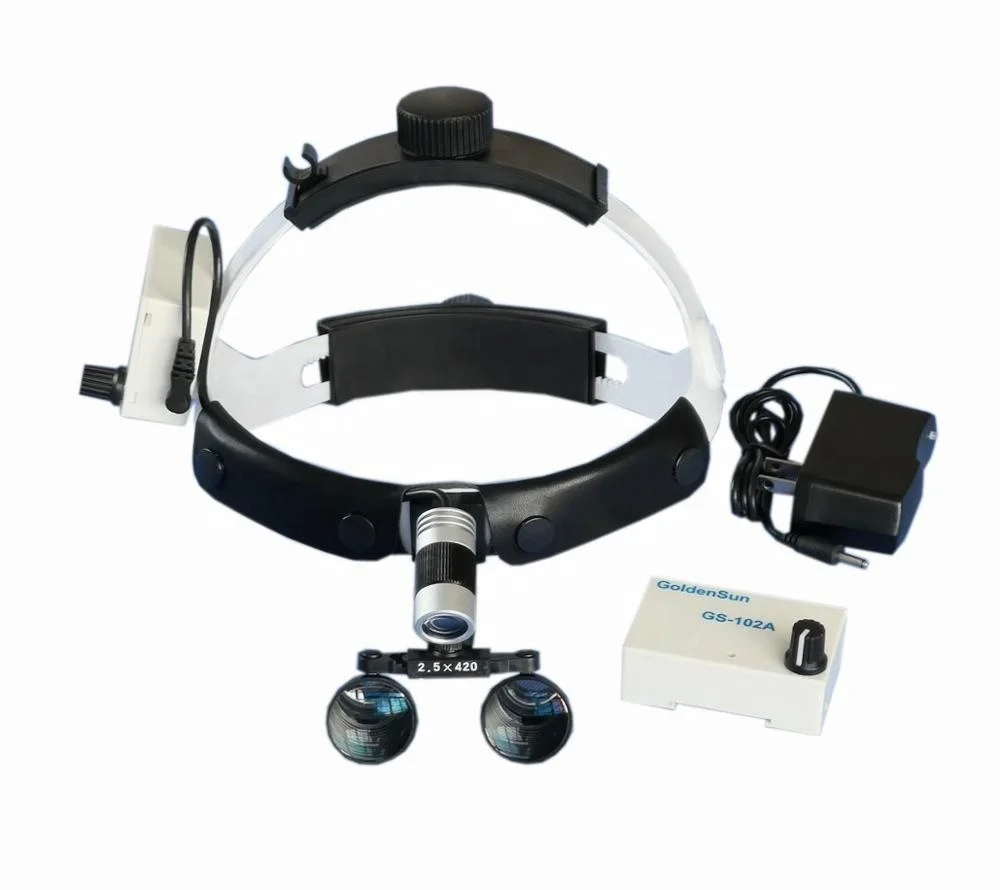 

medical surgical portable led headlight with magnifier