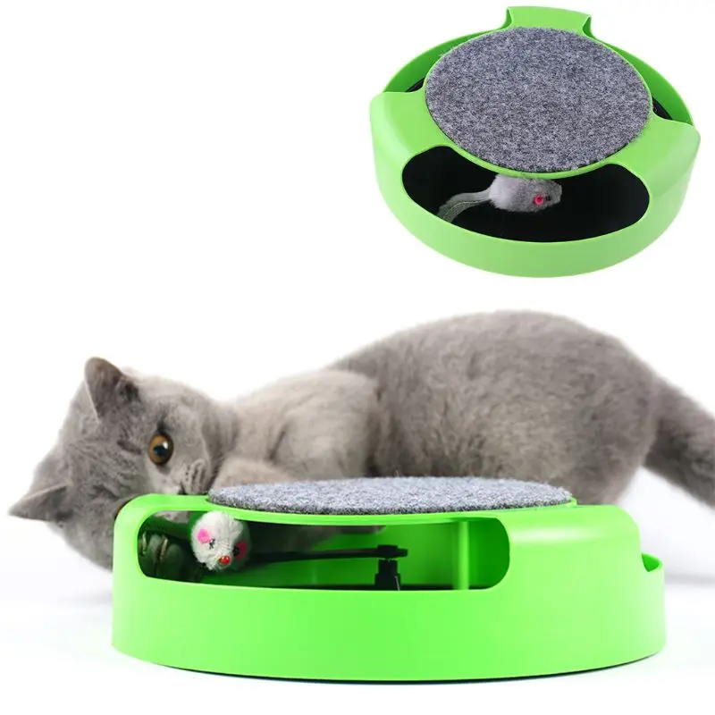 1 шт. игрушка для кошек, питомец, котенок, Лови движущихся мышей, плюшевый коврик для когтями, уход за когтями