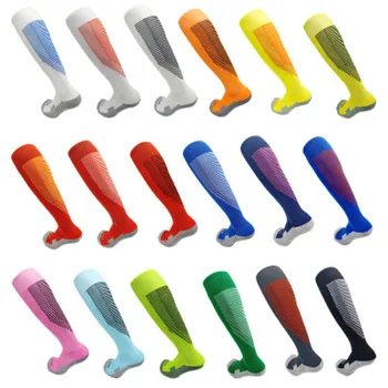 

Anti Slip Soccer Knee Socks,Non Slip Football/Basketball/Hockey Sports Grip Socks Thickened Towel Bottom