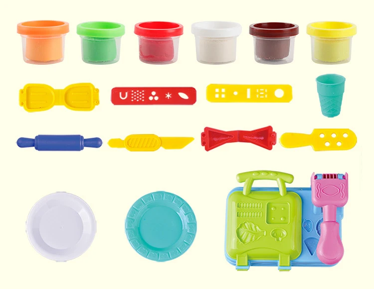 Детская цветная глина, креативный пластилин, сделай сам, гамбургер, пластилин, машина для лапши, конусная форма, набор кухонных игрушек ручной работы, облачная Слизка