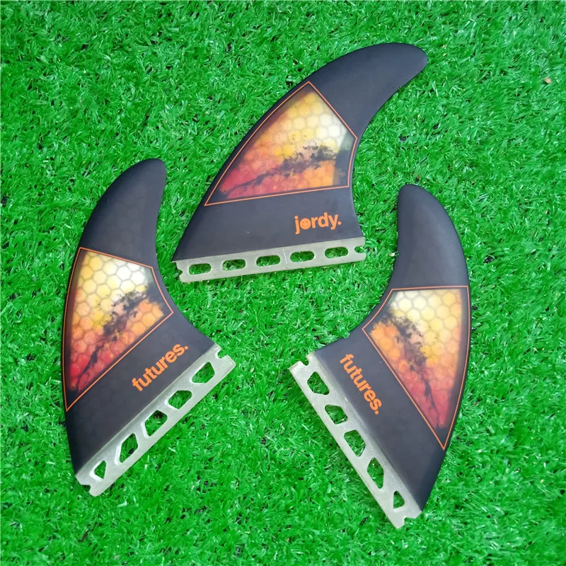 Future 3-Fin Techflex WTC CM2 TPI F4 плавники для серфинга три плавника набор серфинга Лонгборд аксессуары карбонат плавник - Цвет: Многоцветный