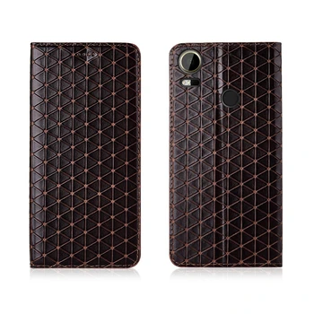 

Gneuine real Leather flip phone case bag for HTC Desire 10 Pro/HTC Desire 19 Plus phone sleeve case stand cover card slot holder