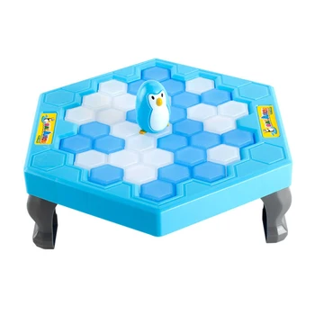 

1 Set Small Save Penguin Trap Ice Breaker Game Block Toy Funny Children Kids Gift Hot Sales
