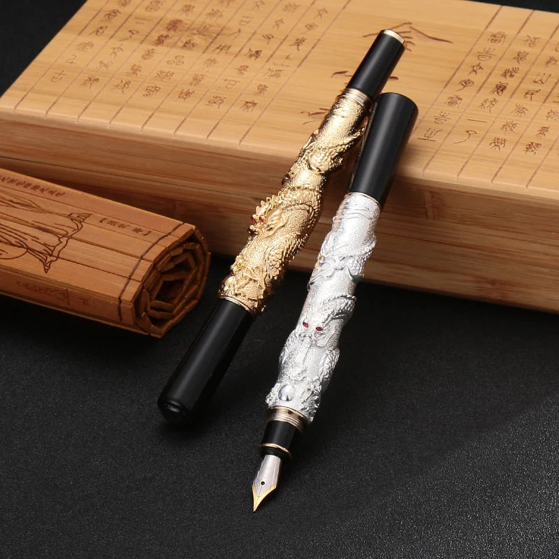 Перьевая ручка Jinhao Dragon высокое качество металлическая для офиса подарок |