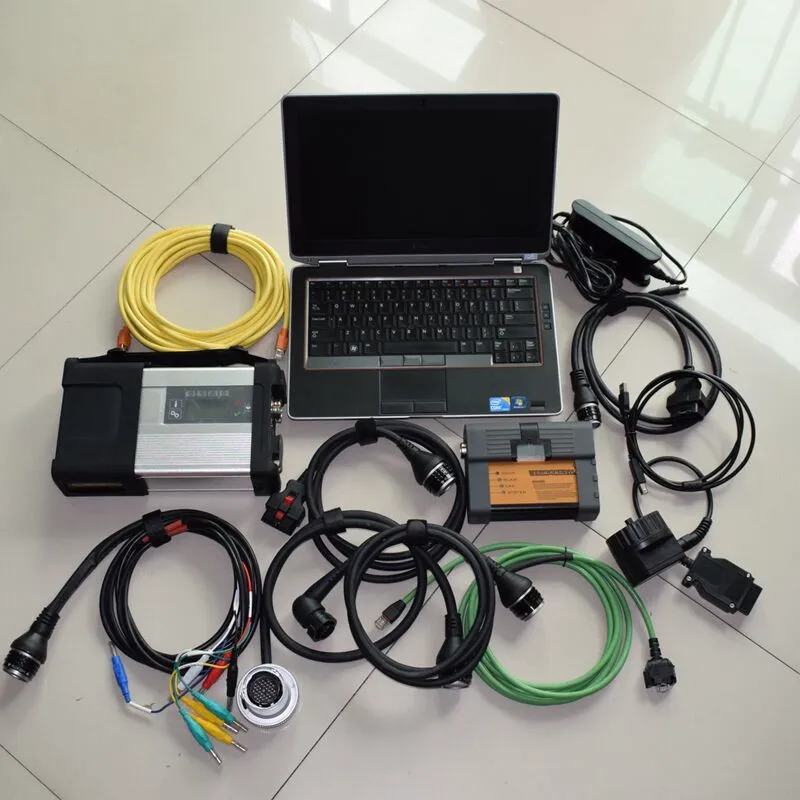 2019 2in1 herramienta de diagnóstico para BMW Icom A2 B C + MB Star C5 SD conectar + E6420 portátil